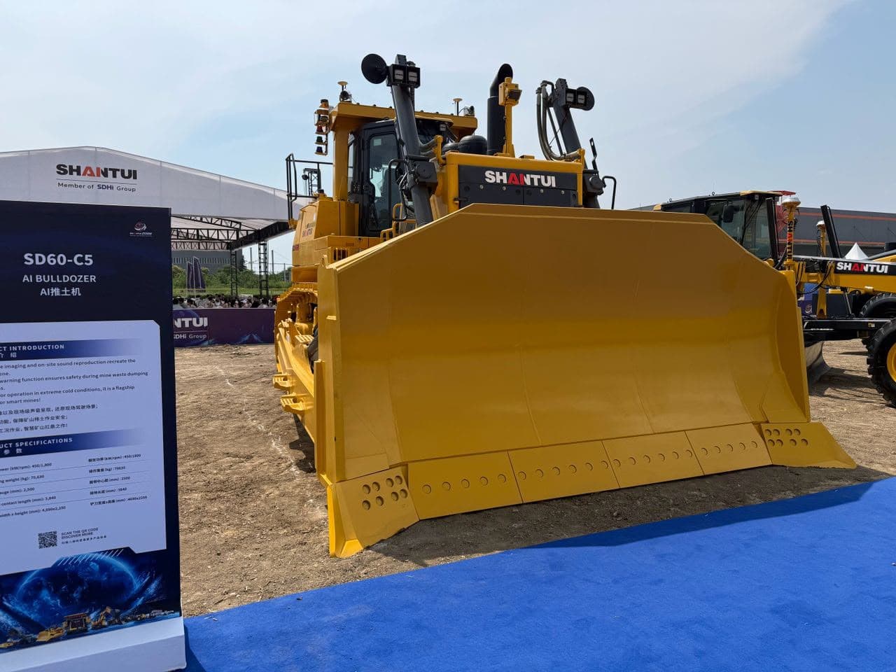 SHANTUI SD60-C5 AI Intelligent Heavy Mining Crawler Bulldozer