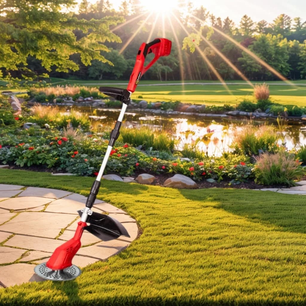 For Milwaukee M18 Cordless Lawn Mower Brushless Adjustable Length Angle Grass Trimmer Telescopic for Yard Pruning Power Tool
