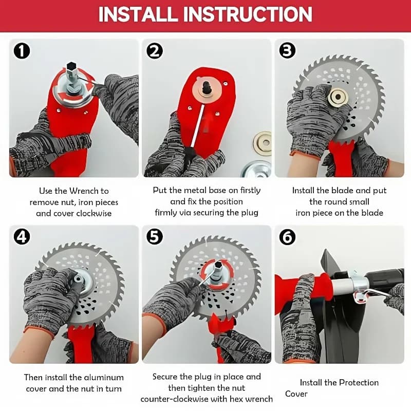 For Milwaukee M18 Cordless Lawn Mower Brushless Adjustable Length Angle Grass Trimmer Telescopic for Yard Pruning Power Tool